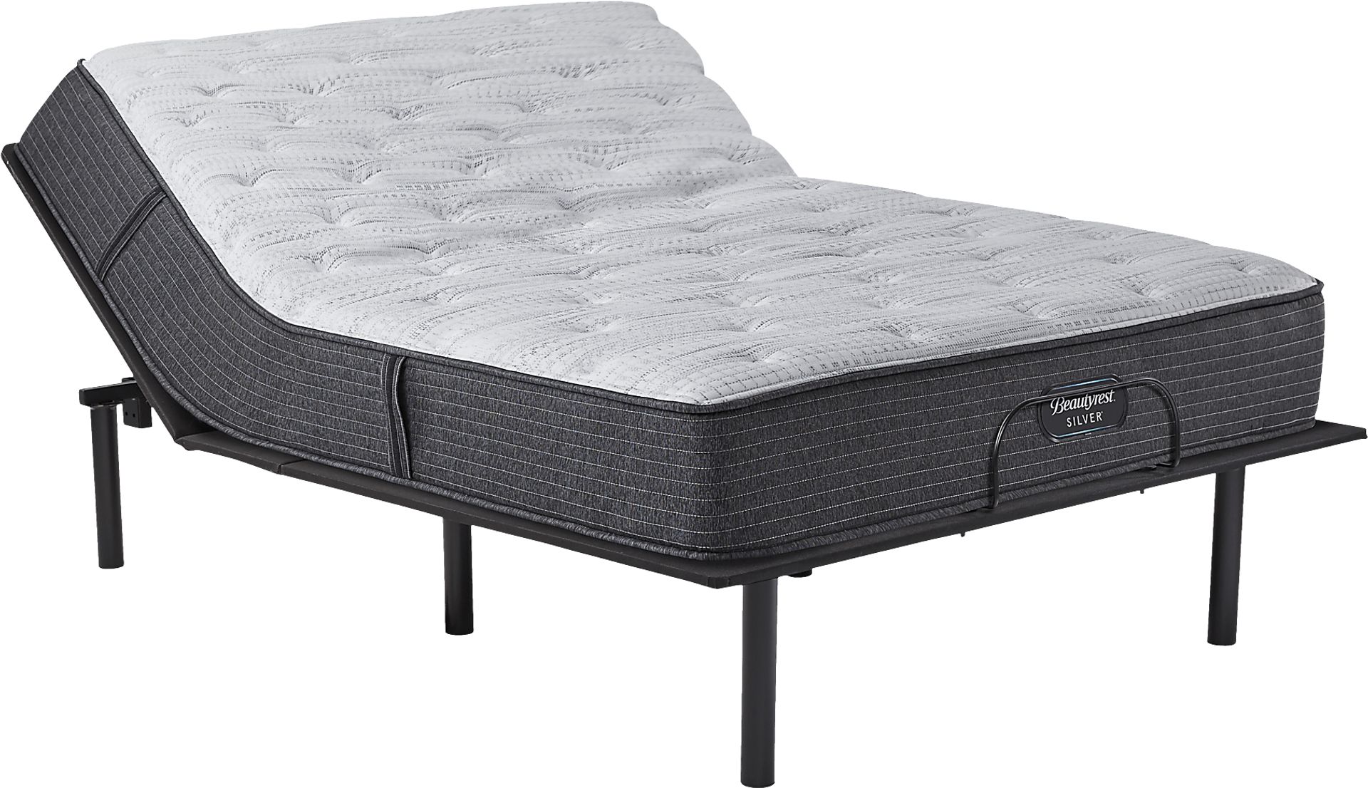 Beautyrest Silver Noblewood King Mattress with RTG Sleep 2000 Adjustable Base - Image 1