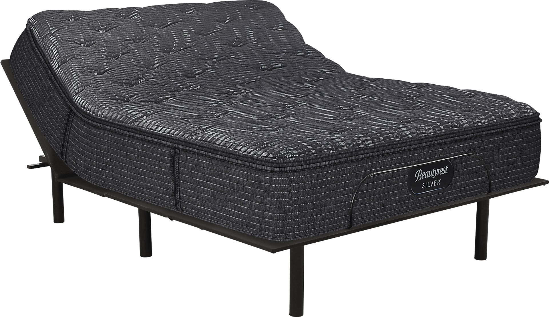 Beautyrest Silver Summerdale Queen Mattress with RTG Sleep 2000 Adjustable Base - Image 1