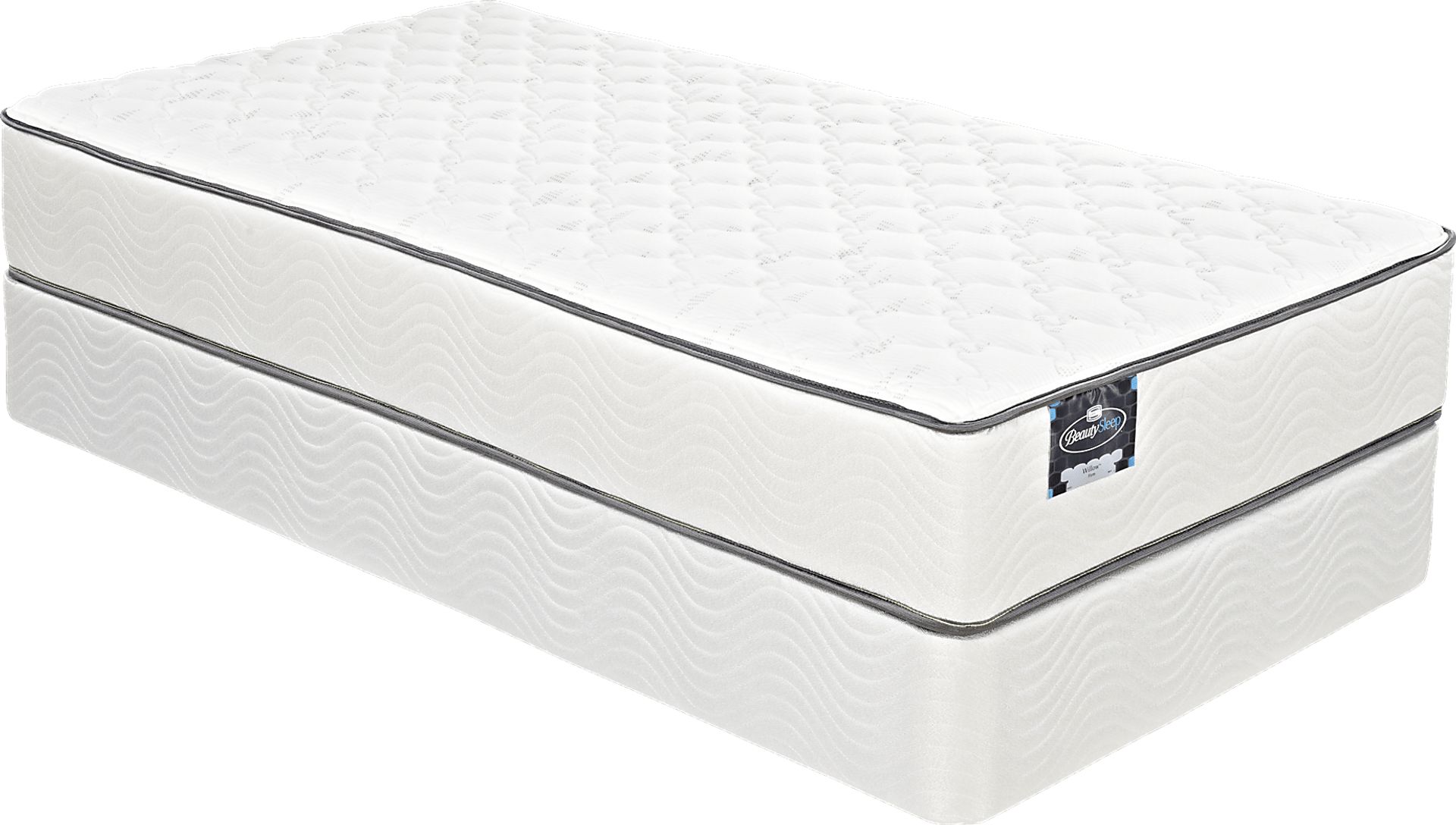BeautySleep Willow Low Profile Twin Mattress Set - Image 1