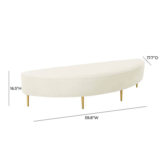 Beaverbrook Cream Full Bench - Thumbnail - Image 5