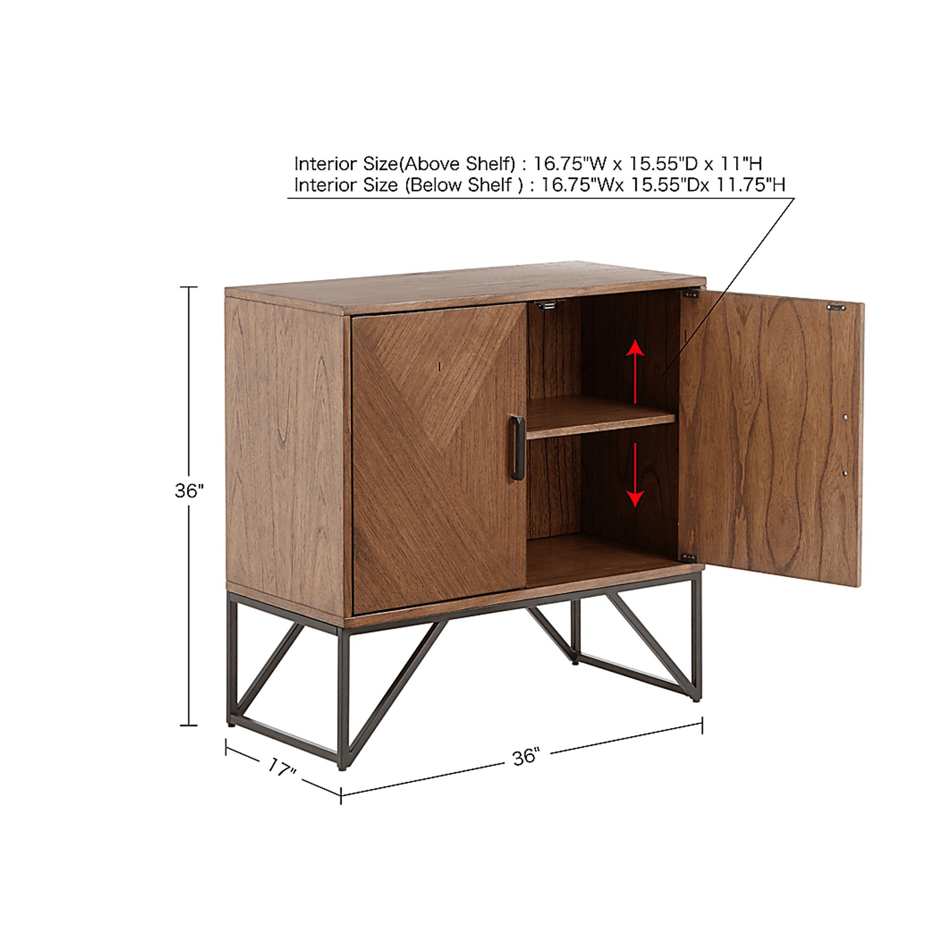 Beayer Brown Accent Cabinet - Image 10