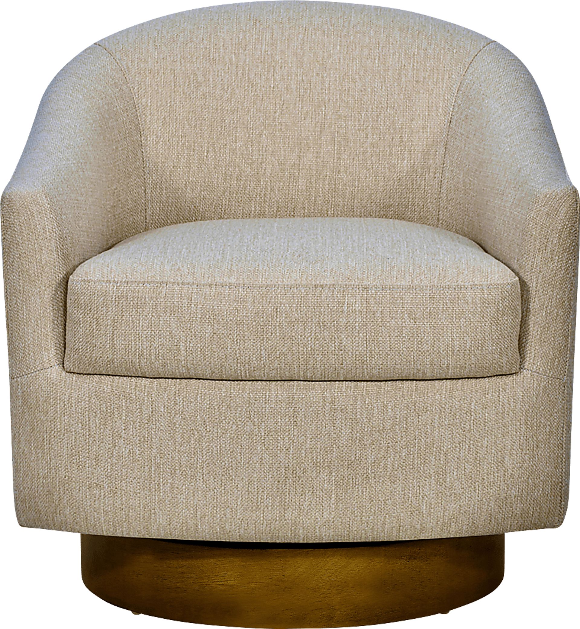 Beback Brown Swivel Accent Chair - Image 3