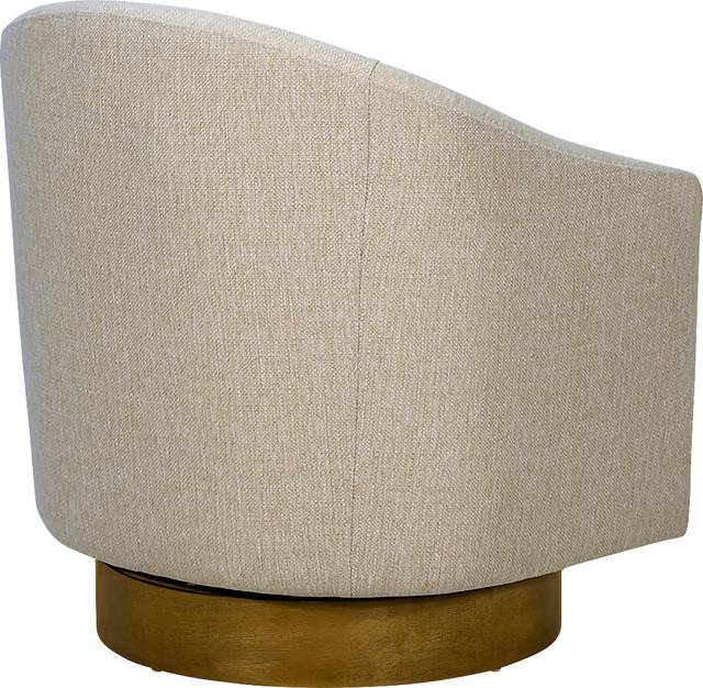 Beback Brown Swivel Accent Chair - Thumbnail - Image 5