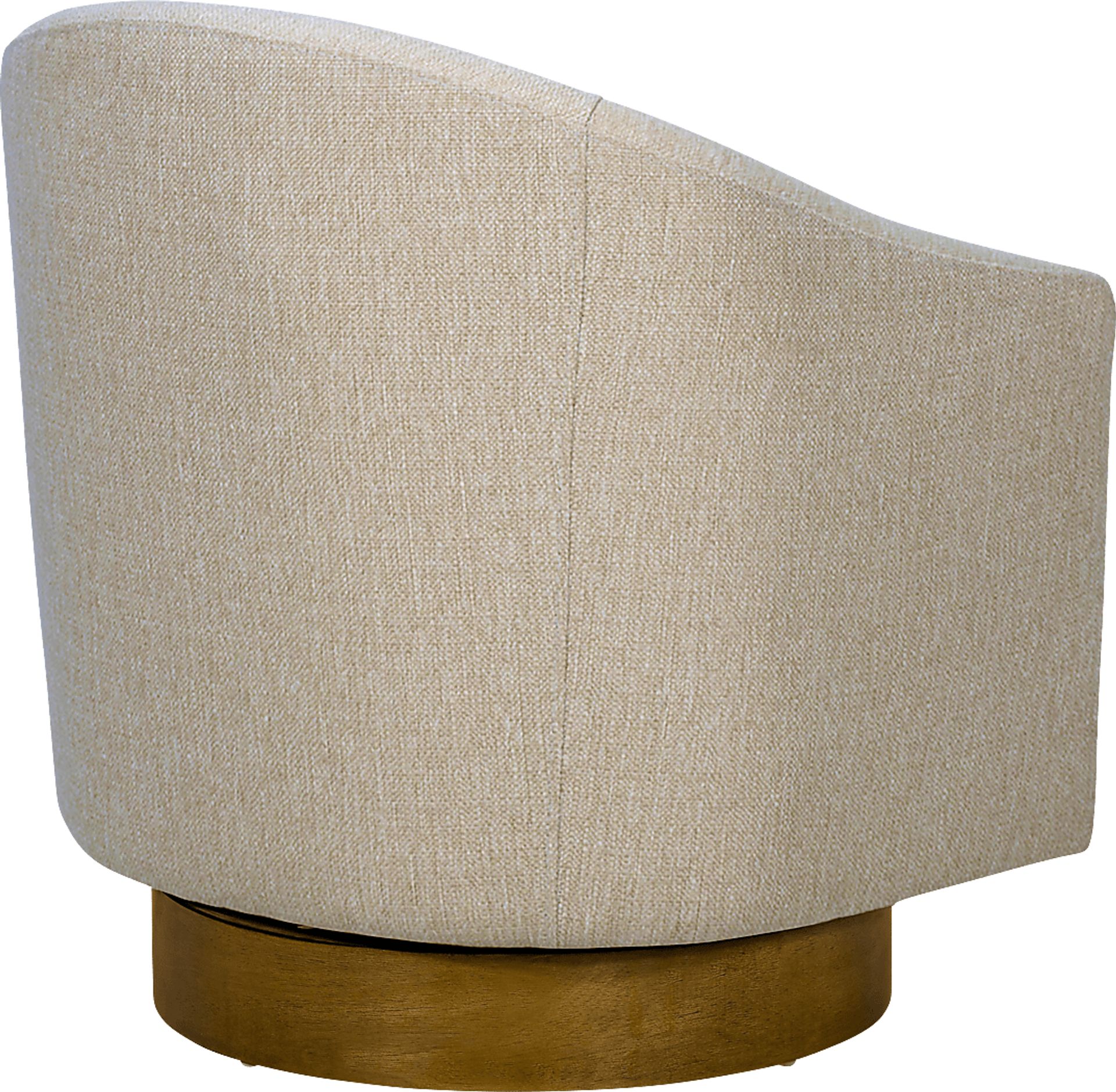 Beback Brown Swivel Accent Chair - Image 5