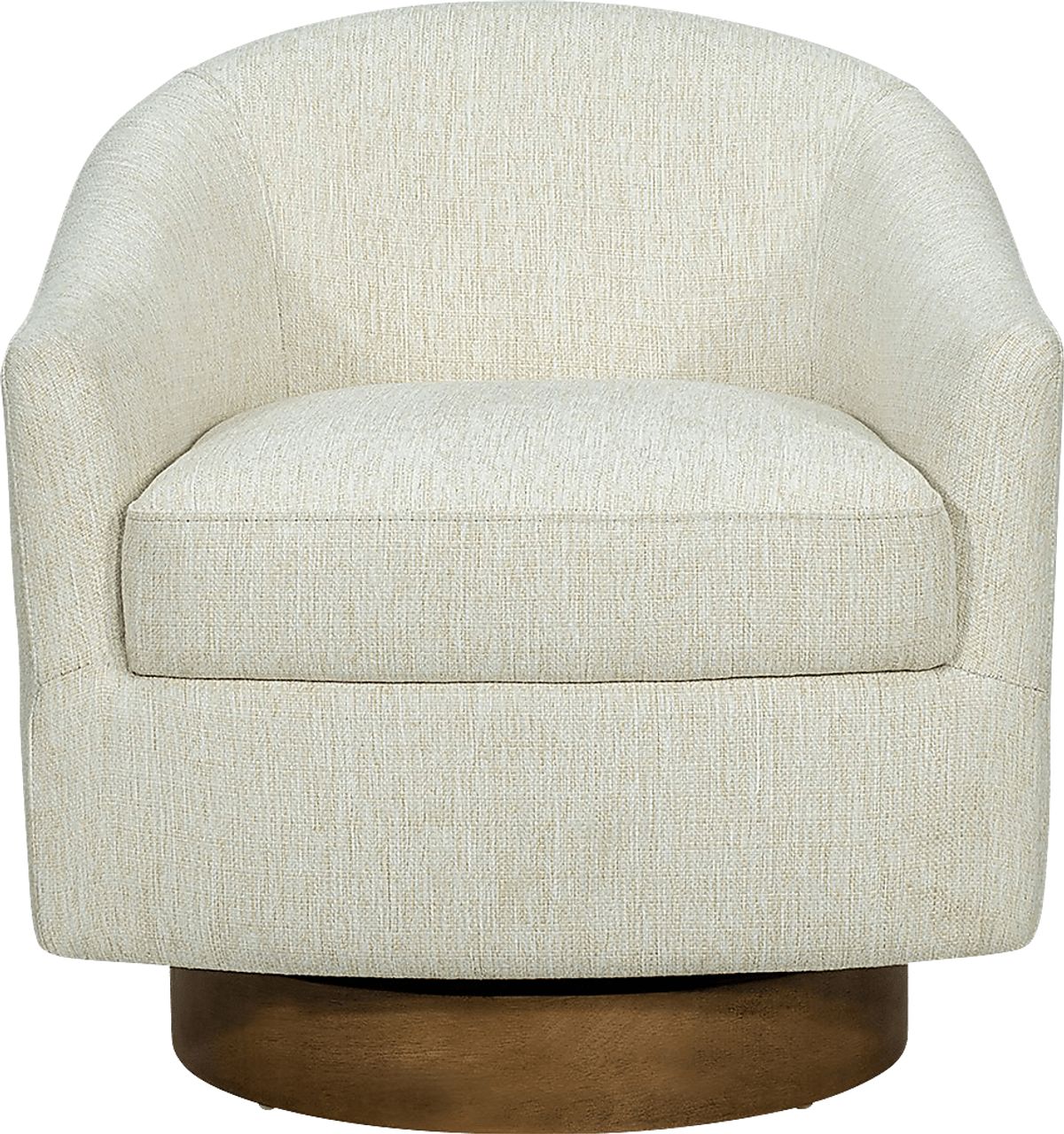 Beback Cream Beige Polypropylene Fabric Swivel Upholstered | Rooms to Go