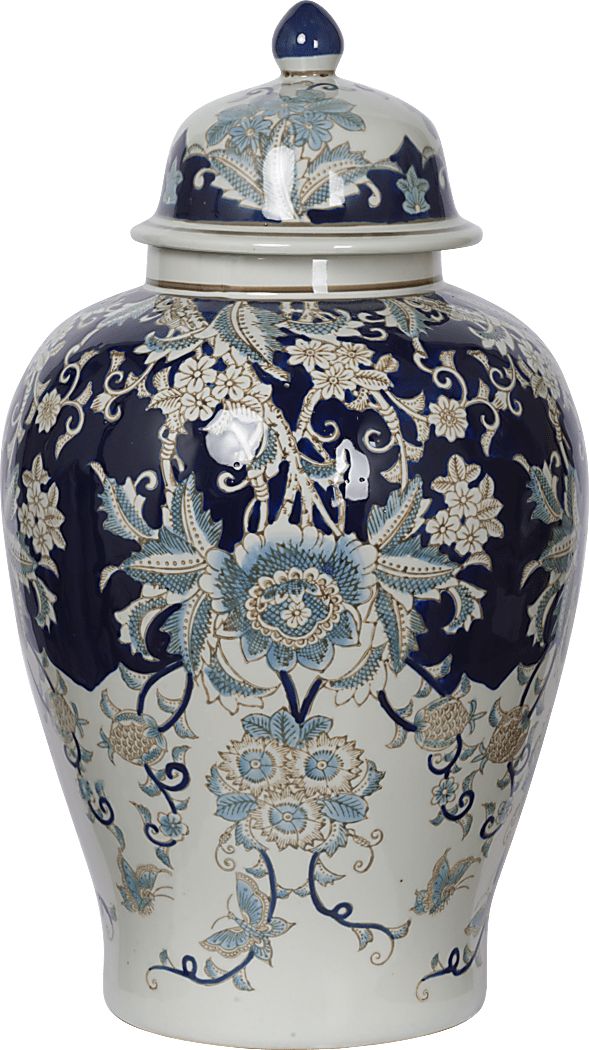 Bebb II Blue Jar