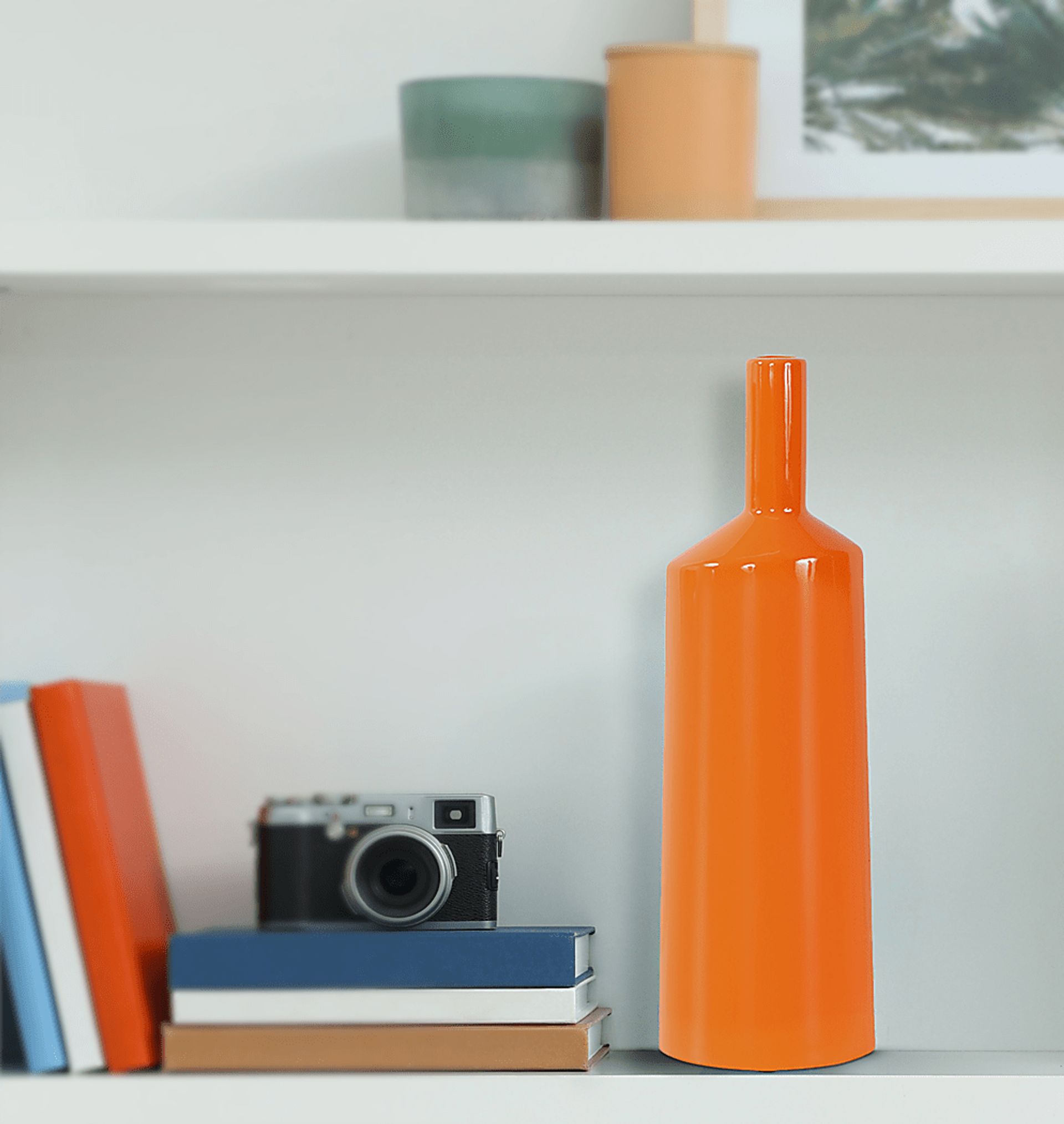 Bebti Orange Short Vase - Image 2