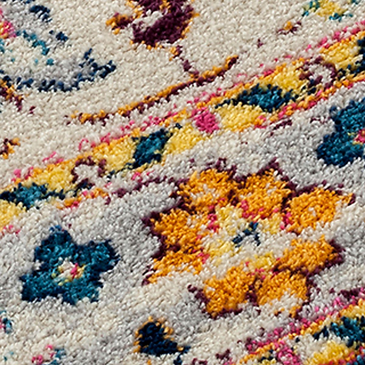 Becabe Pink,Turquoise Blue,Pink Rugs | Rooms to Go