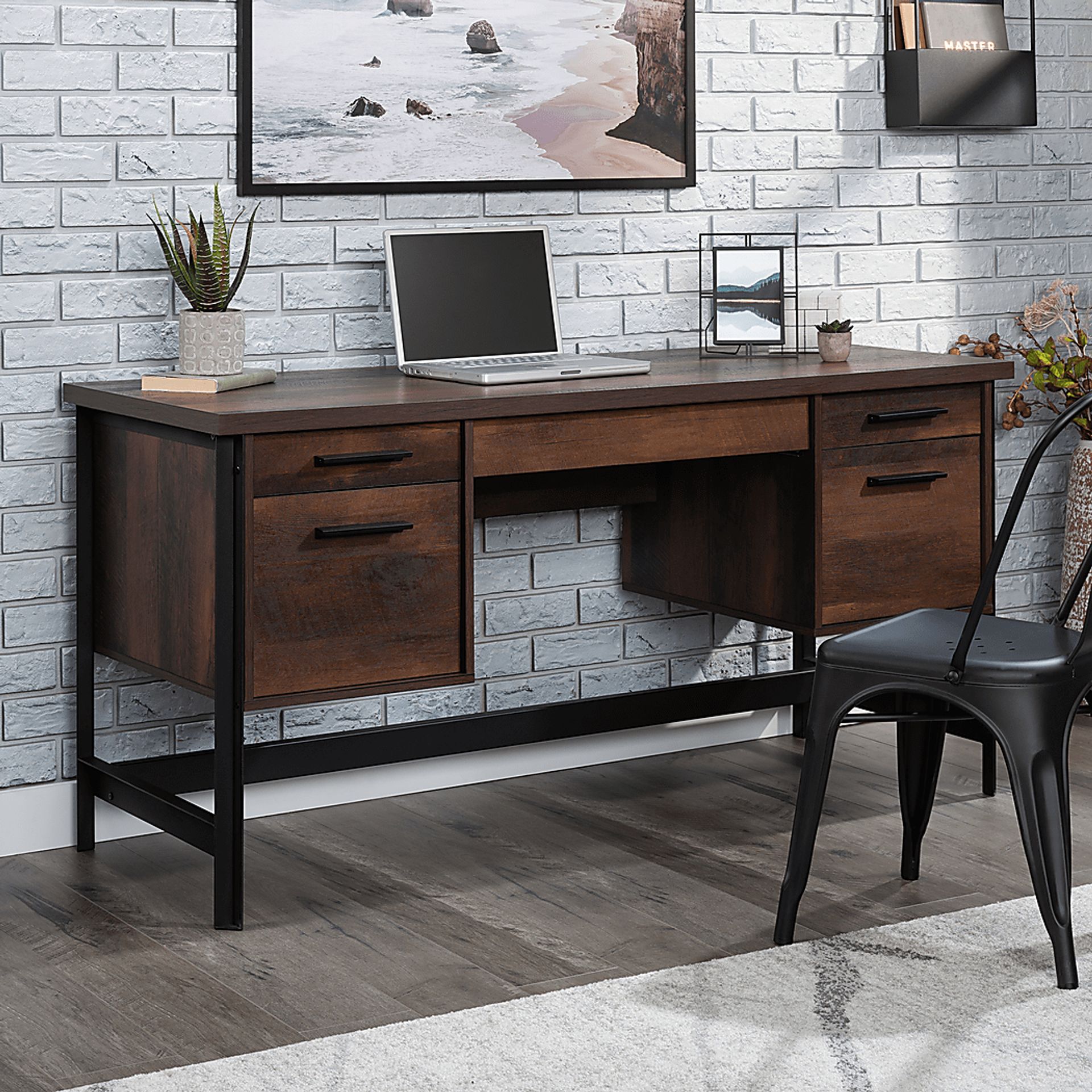 Becado Brown Desk - Image 2