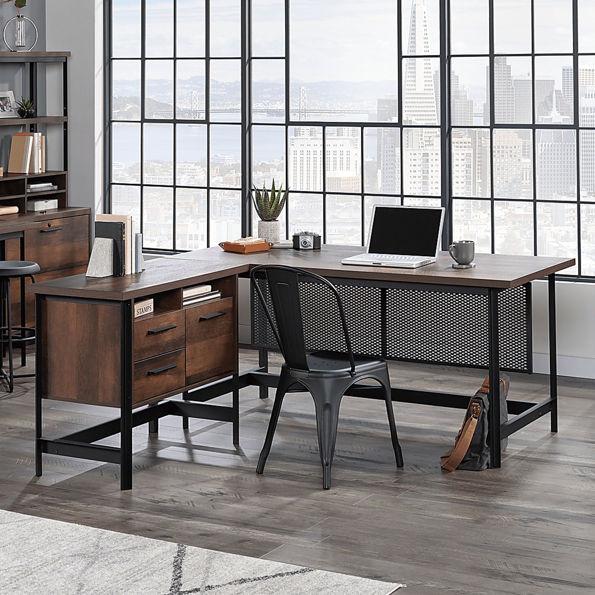 Becado Brown L Desk - Image 2