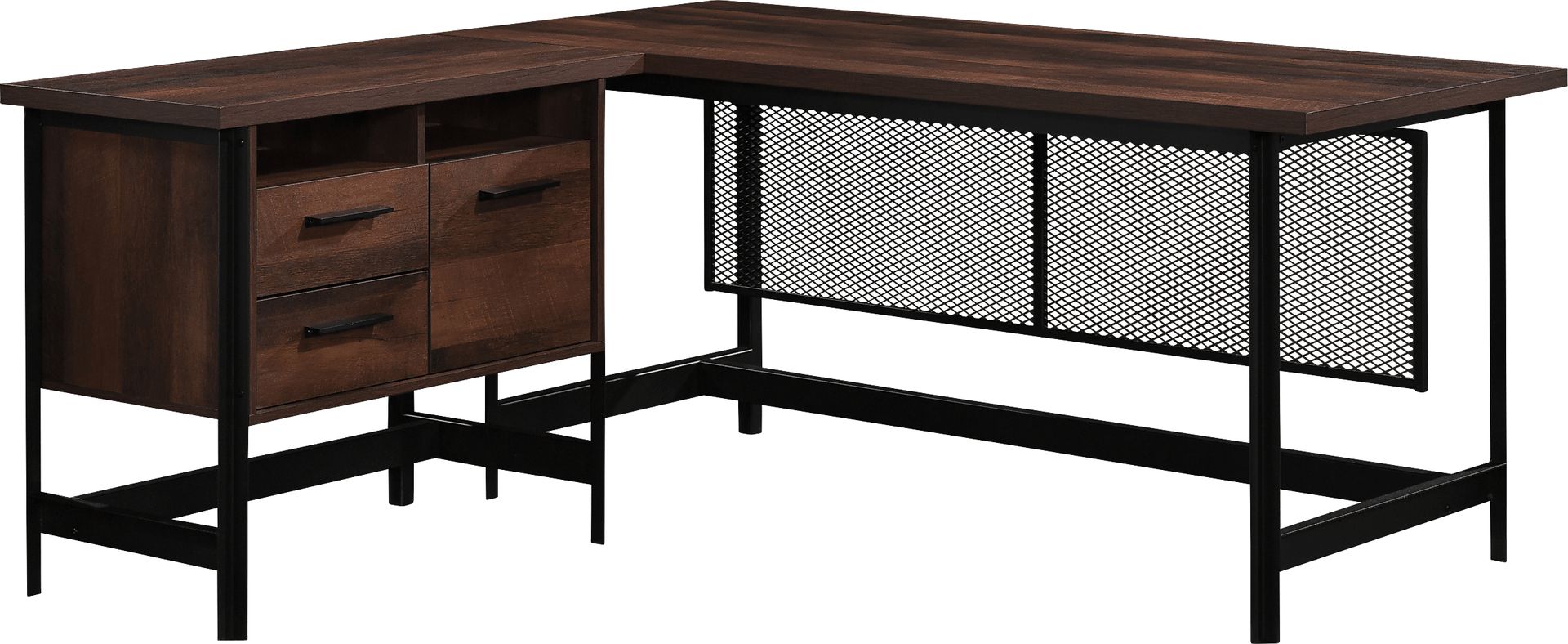 Becado Brown L Desk - Image 1