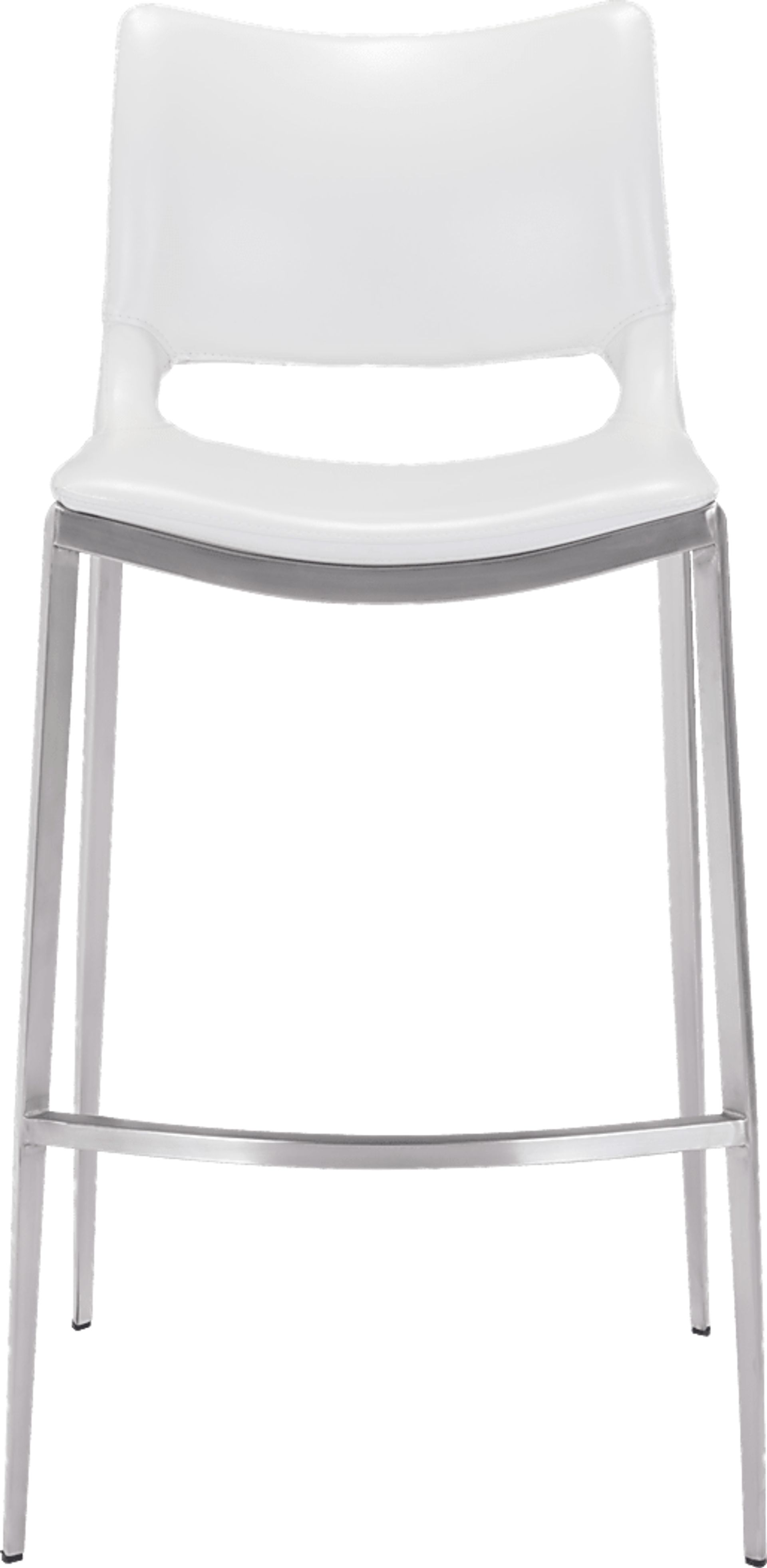 Becher White Barstool, Set of 2 - Image 3