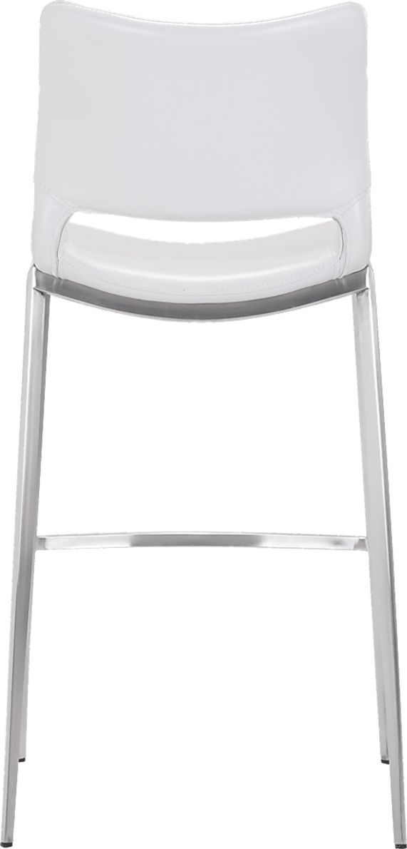 Becher White Barstool, Set of 2