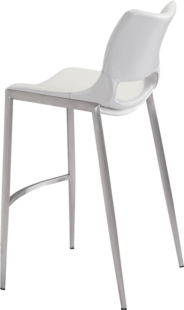 Becher White Barstool, Set of 2 - Thumbnail - Image 5