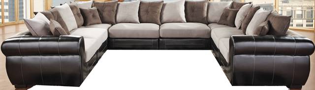 Beckett Gray/Black 8 Pc Sectional - Thumbnail - Image 1