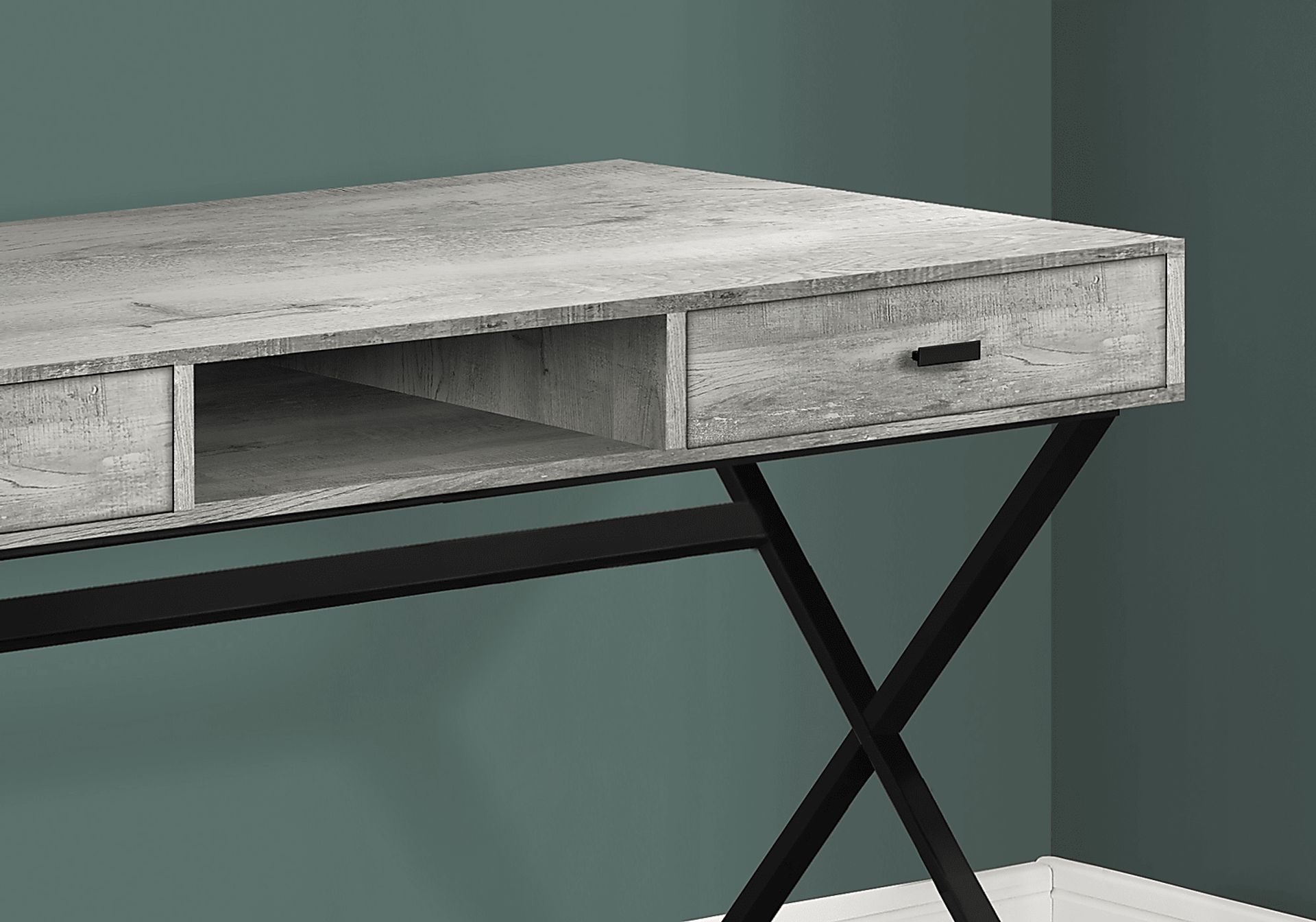 Beckhaven Gray Desk - Image 3
