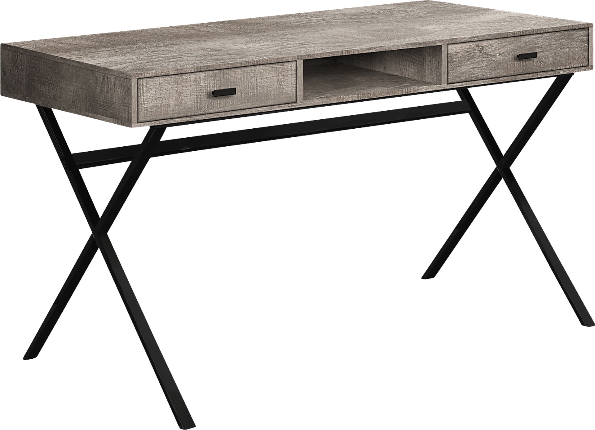 Beckhaven Taupe Desk - Image 1