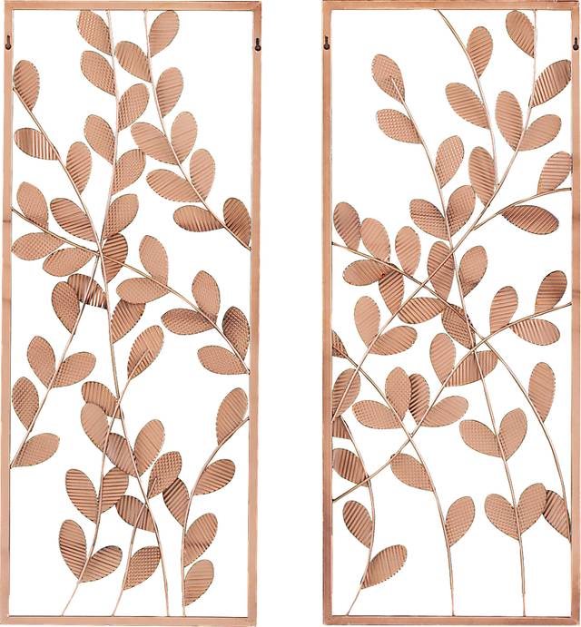 Beckington Gold Wall Decor, Set of 2 - Thumbnail - Image 2