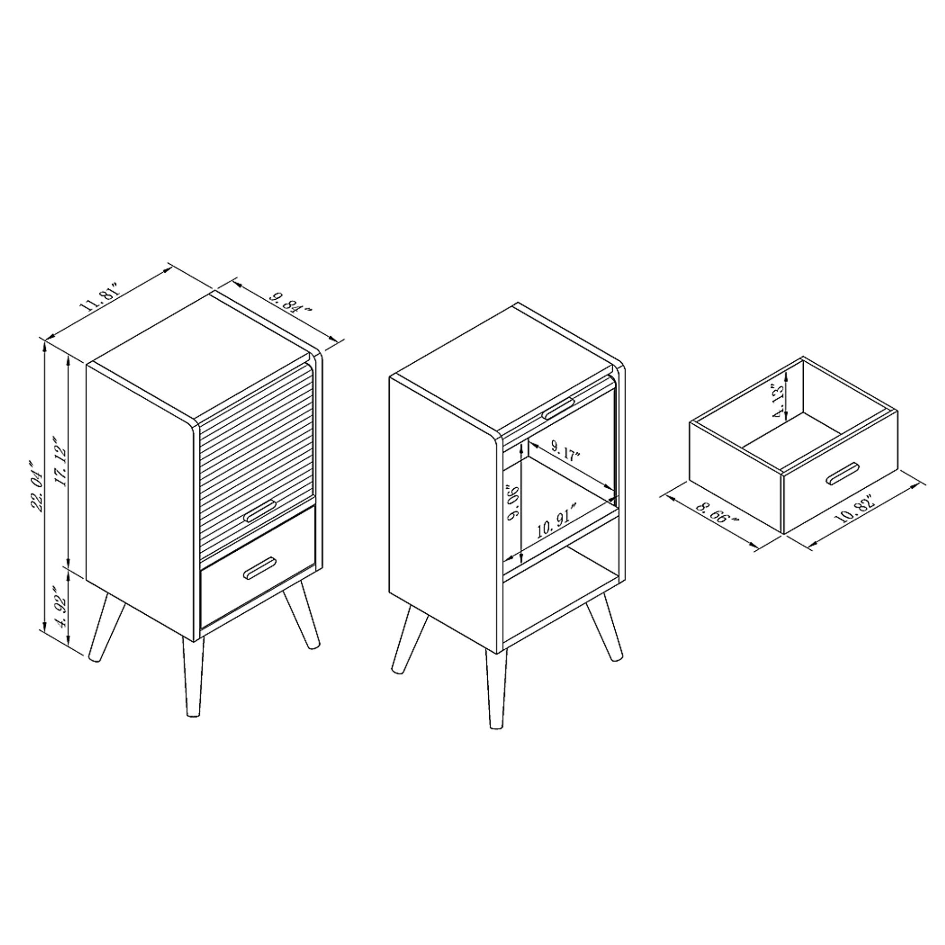 Beckleycrest White Nightstand - Image 11