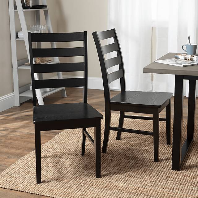 Beckmore Black Side Chair, Set of 2 - Thumbnail - Image 2