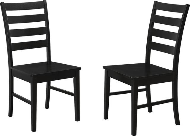 Beckmore Black Side Chair, Set of 2 - Thumbnail - Image 4
