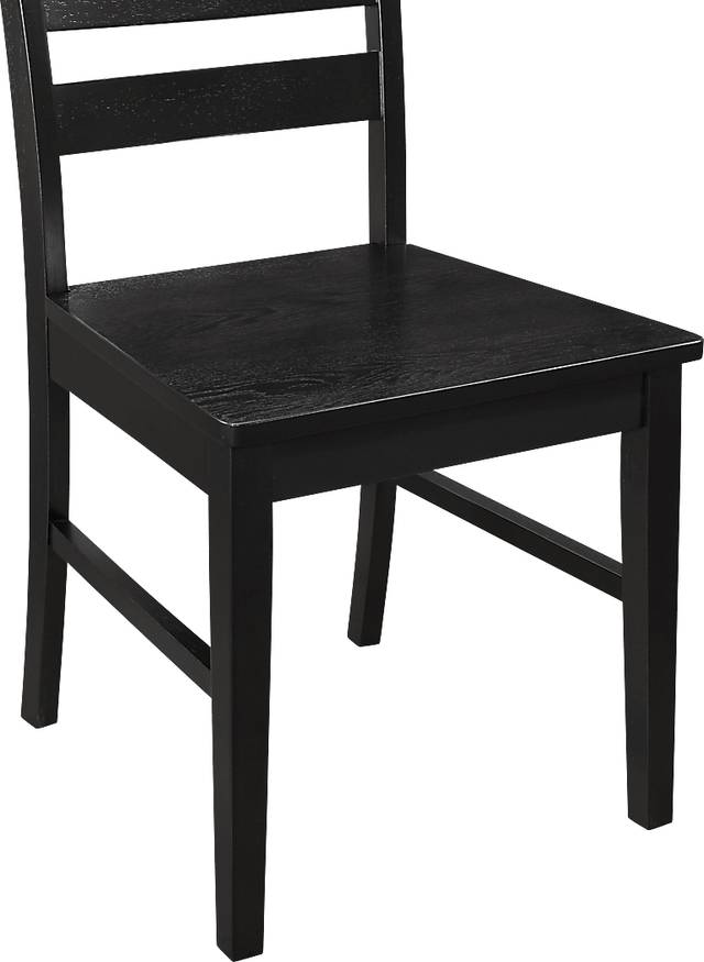 Beckmore Black Side Chair, Set of 2 - Thumbnail - Image 5
