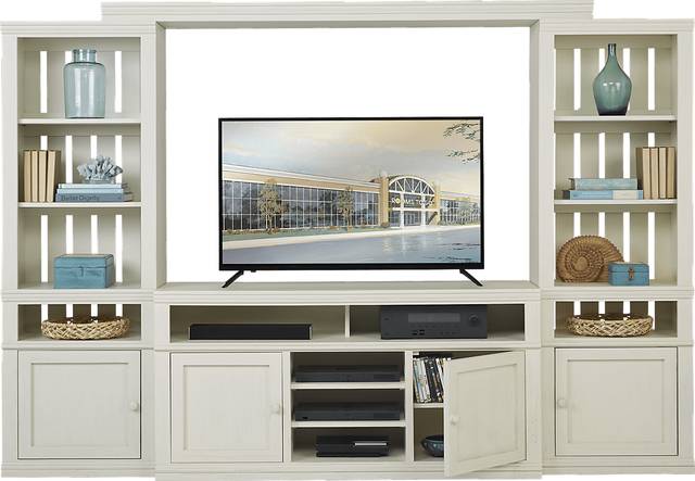 Beckton White 4 Pc Wall Unit - Thumbnail - Image 2