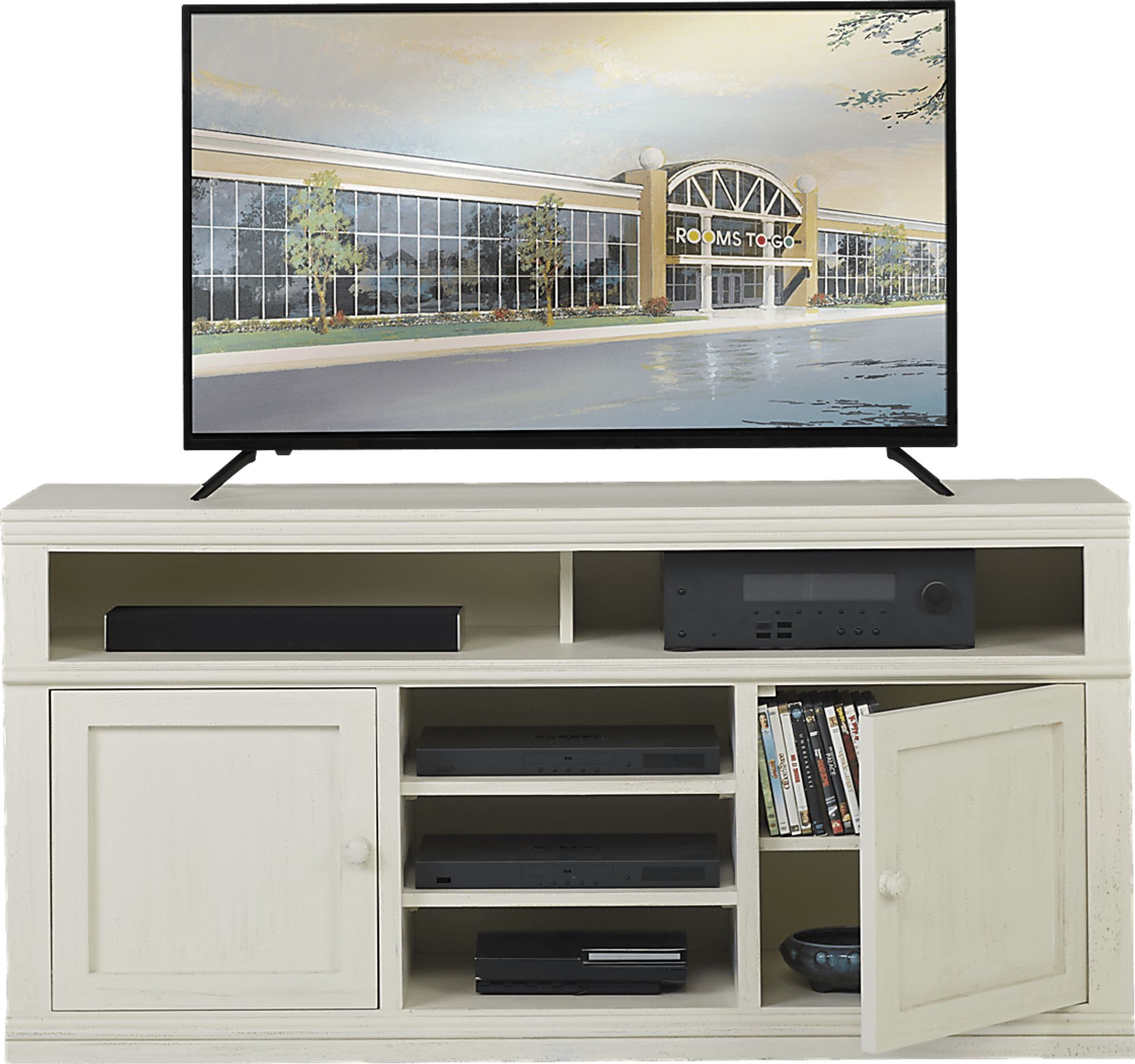 Beckton White 62 in. Console - Image 2