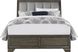 Beckwood Gray 3 Pc King Sleigh Bed with Storage