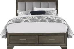 3 pc king sleigh bed with storage