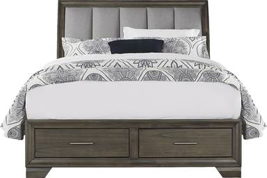 3 pc king sleigh bed with storage