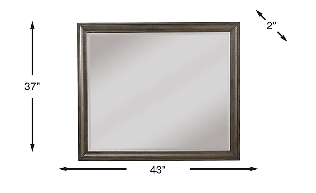 Beckwood Gray Mirror
