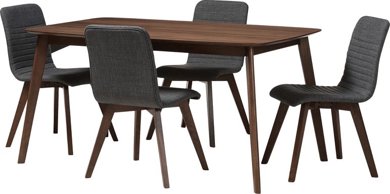 Becliffe Charcoal 5 Pc Dining Set