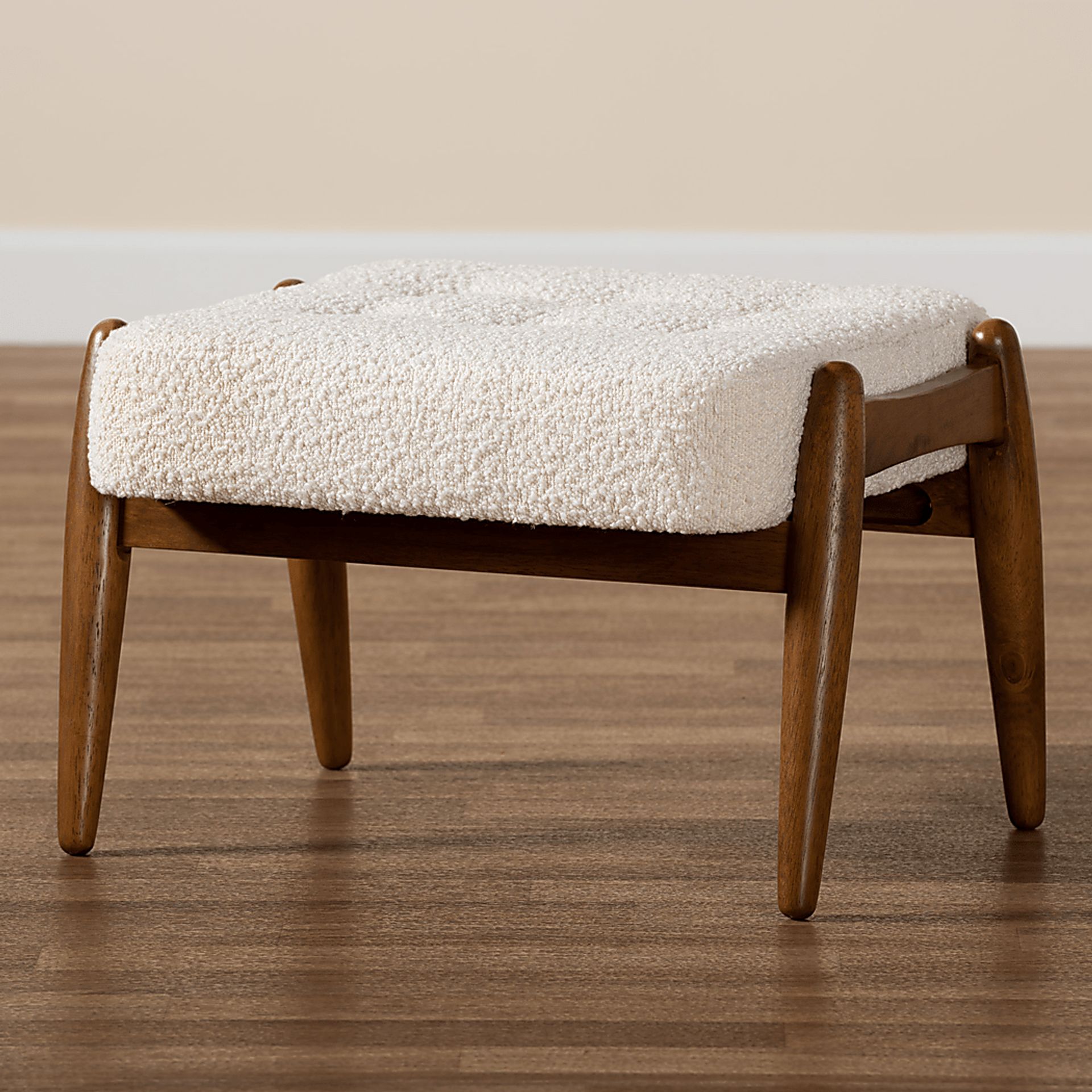Becraft Brown Ottoman - Image 3
