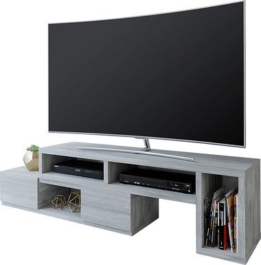 Beddiac Gray Adjustable 53.5 in. Console
