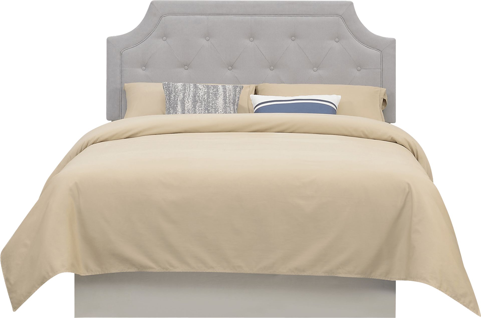 Beddinglin Gray Queen Size Headboard - Image 2