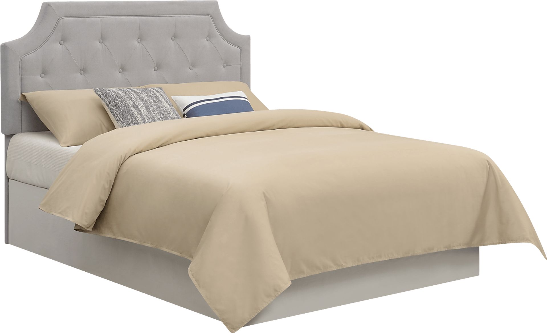 Beddinglin Gray Queen Size Headboard - Image 1