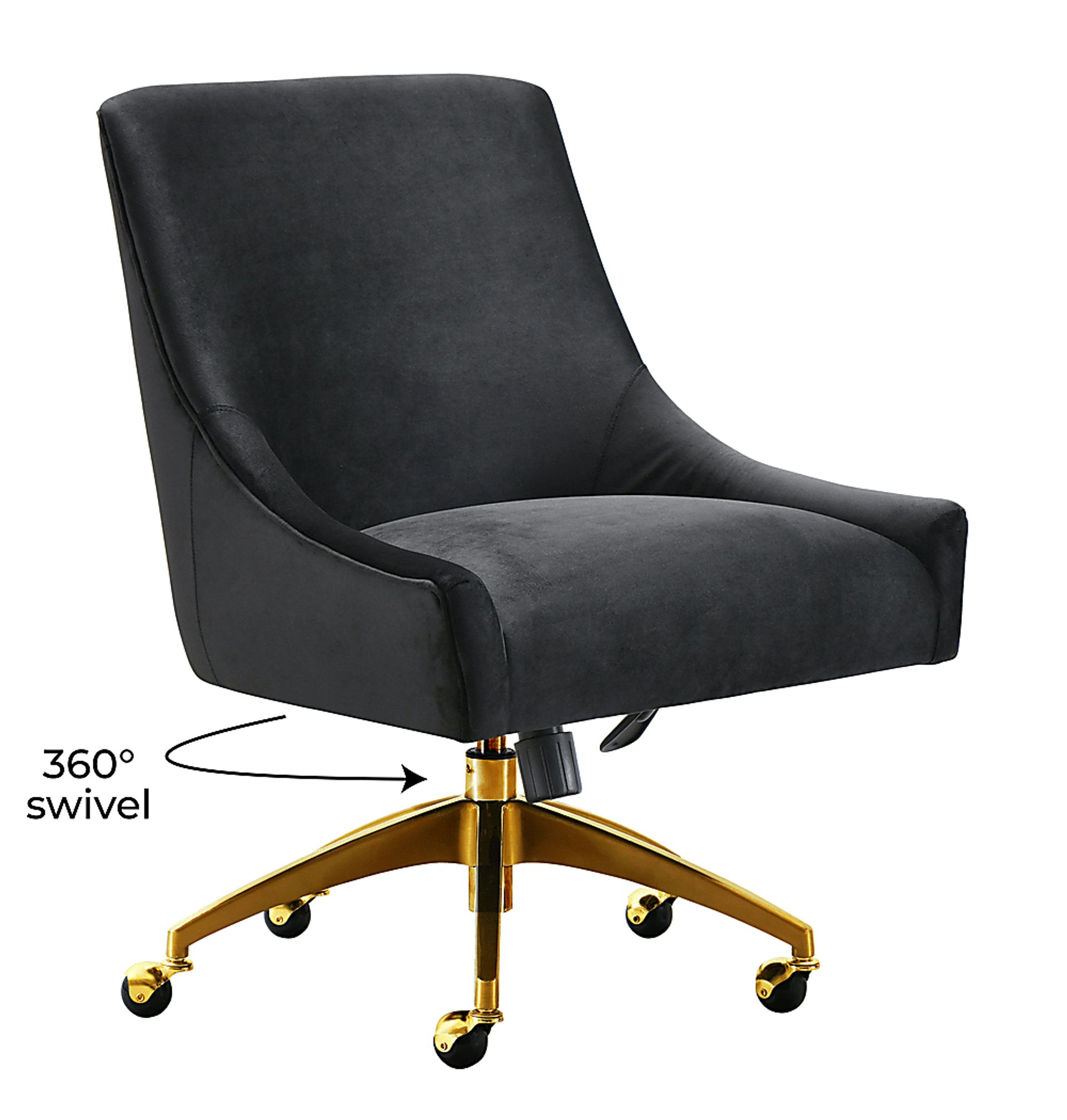 Bedera Black Desk Chair - Image 7