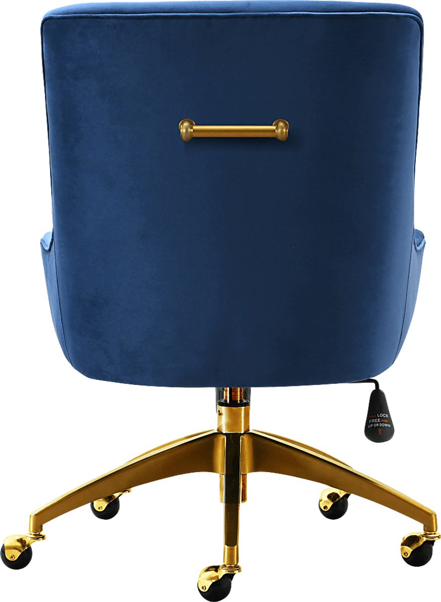 Bedera Navy Desk Chair Rooms To Go
