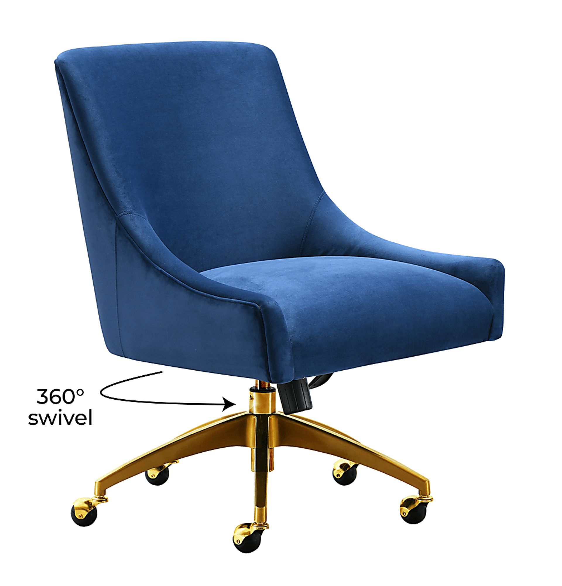 Bedera Navy Desk Chair - Image 7