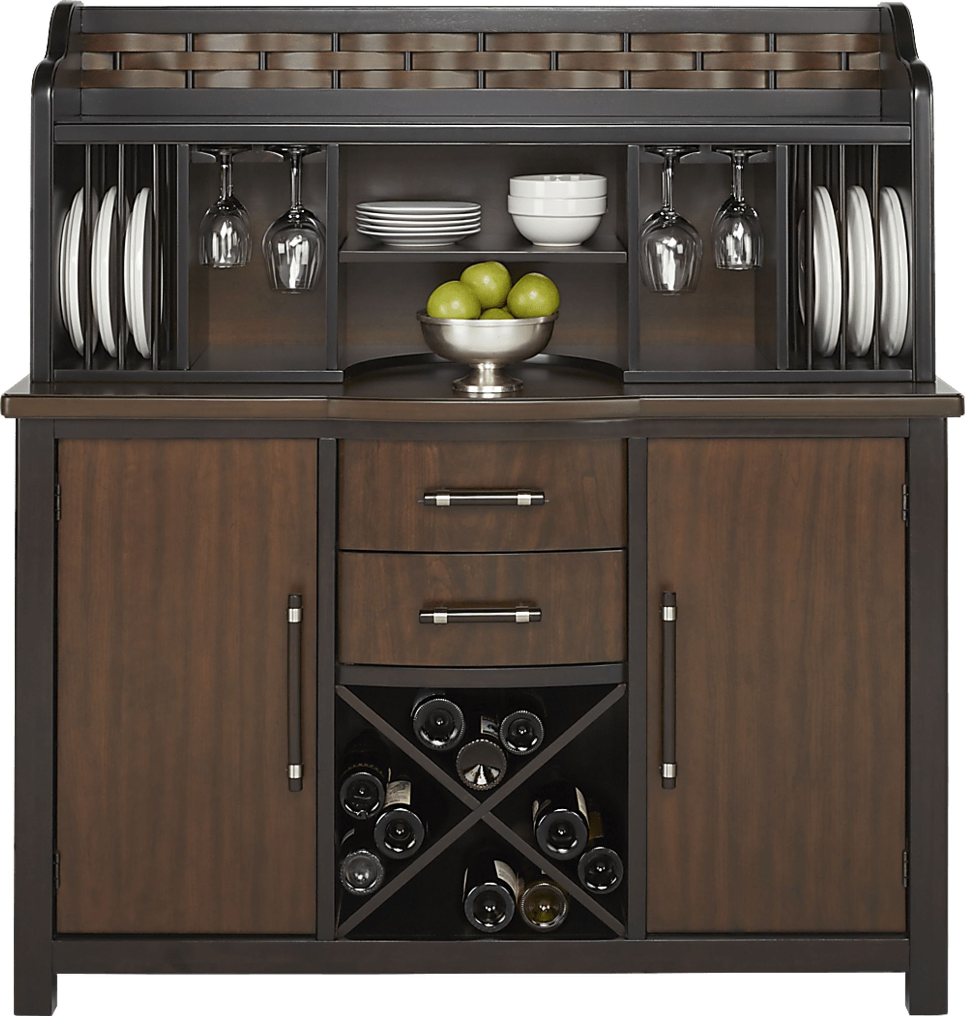 Bedford Heights Cherry 2 Pc Server - Image 1