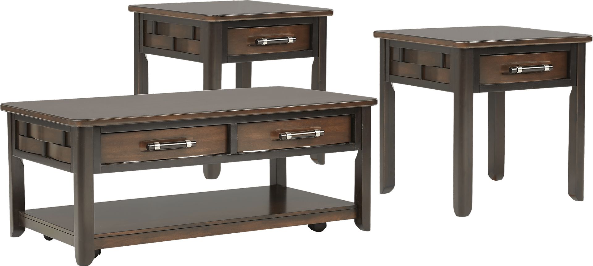 Bedford Heights Cherry 3 Pc Table Set - Image 1