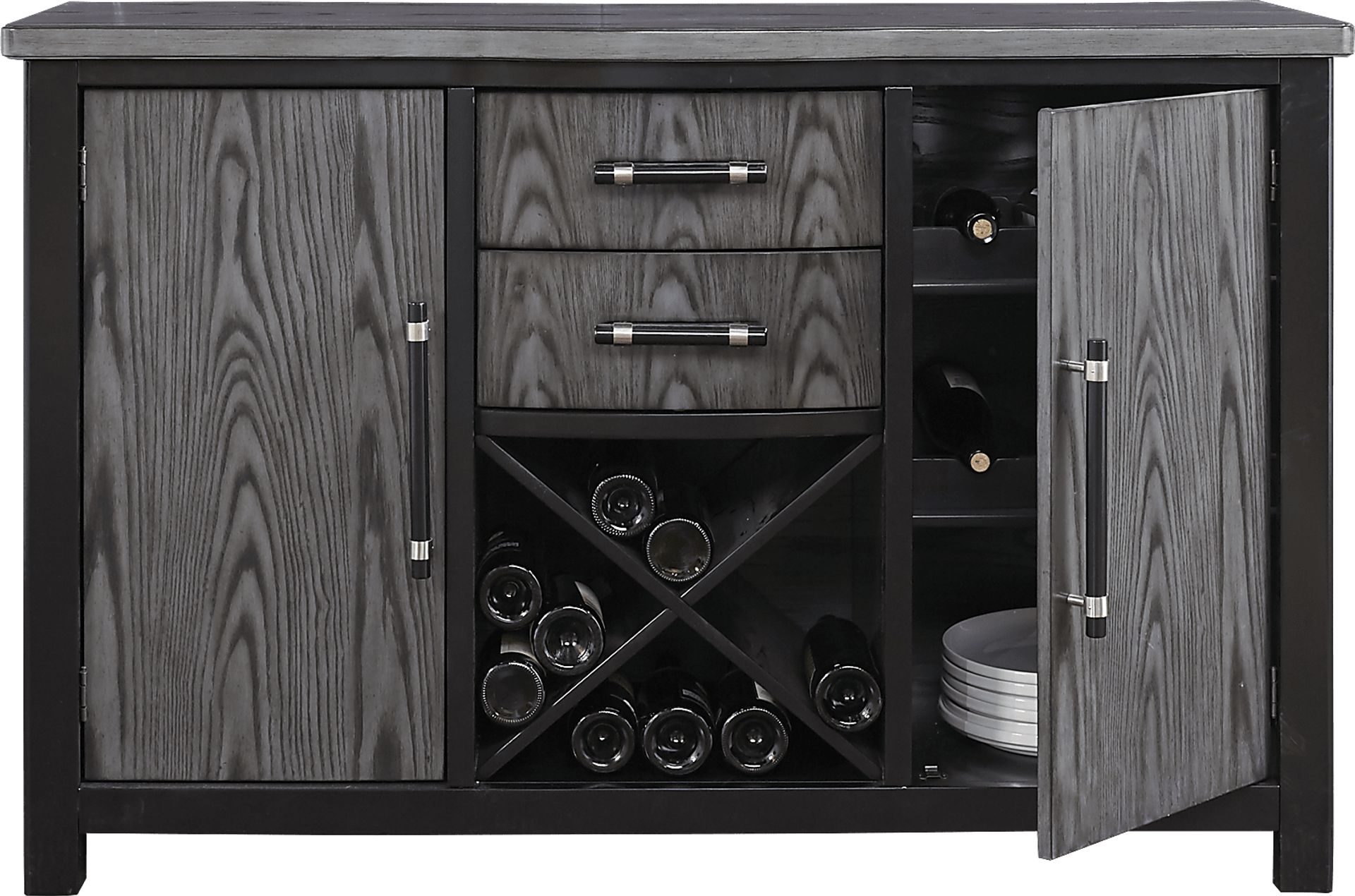 Bedford Heights Gray 2 Pc Server - Image 2