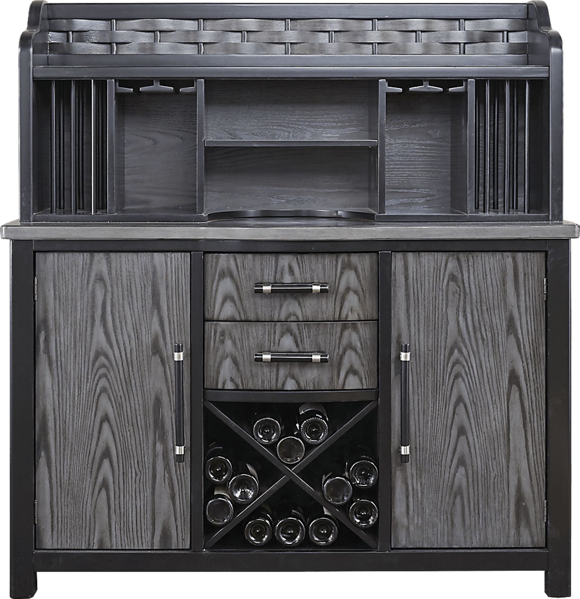 Bedford Heights Gray 2 Pc Server - Image 1