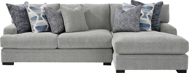Bedford Park Gray 2 Pc Sectional with Chaise - Thumbnail - Image 1