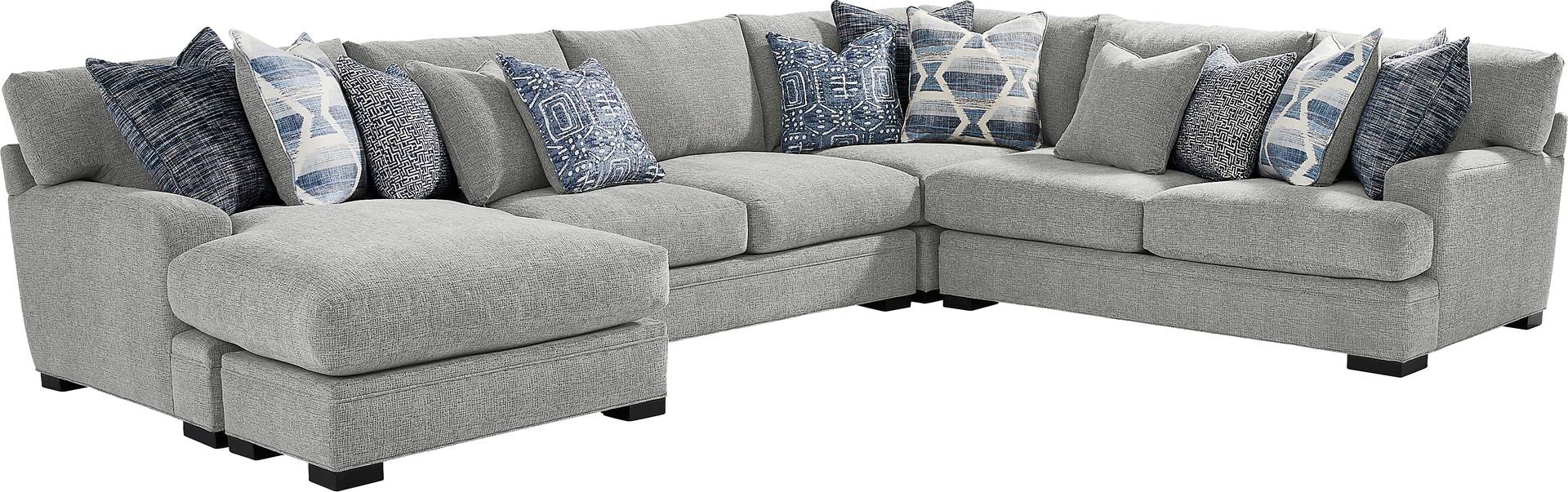 3 pc left arm chaise sectional