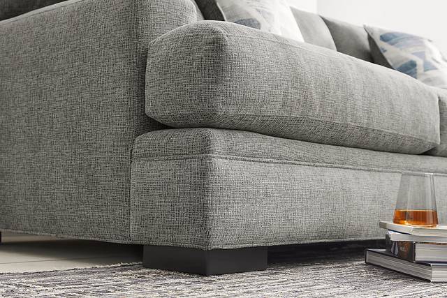 Bedford Park Gray 6 Pc Sectional Living Room - Thumbnail - Image 6
