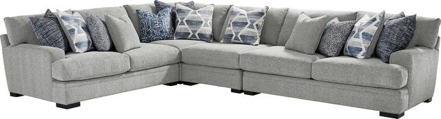Bedford Park Gray 4 Pc Sectional - Thumbnail - Image 1