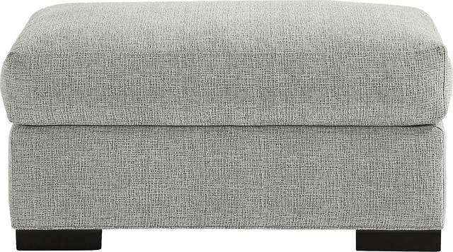 Bedford Park Gray Ottoman - Thumbnail - Image 2