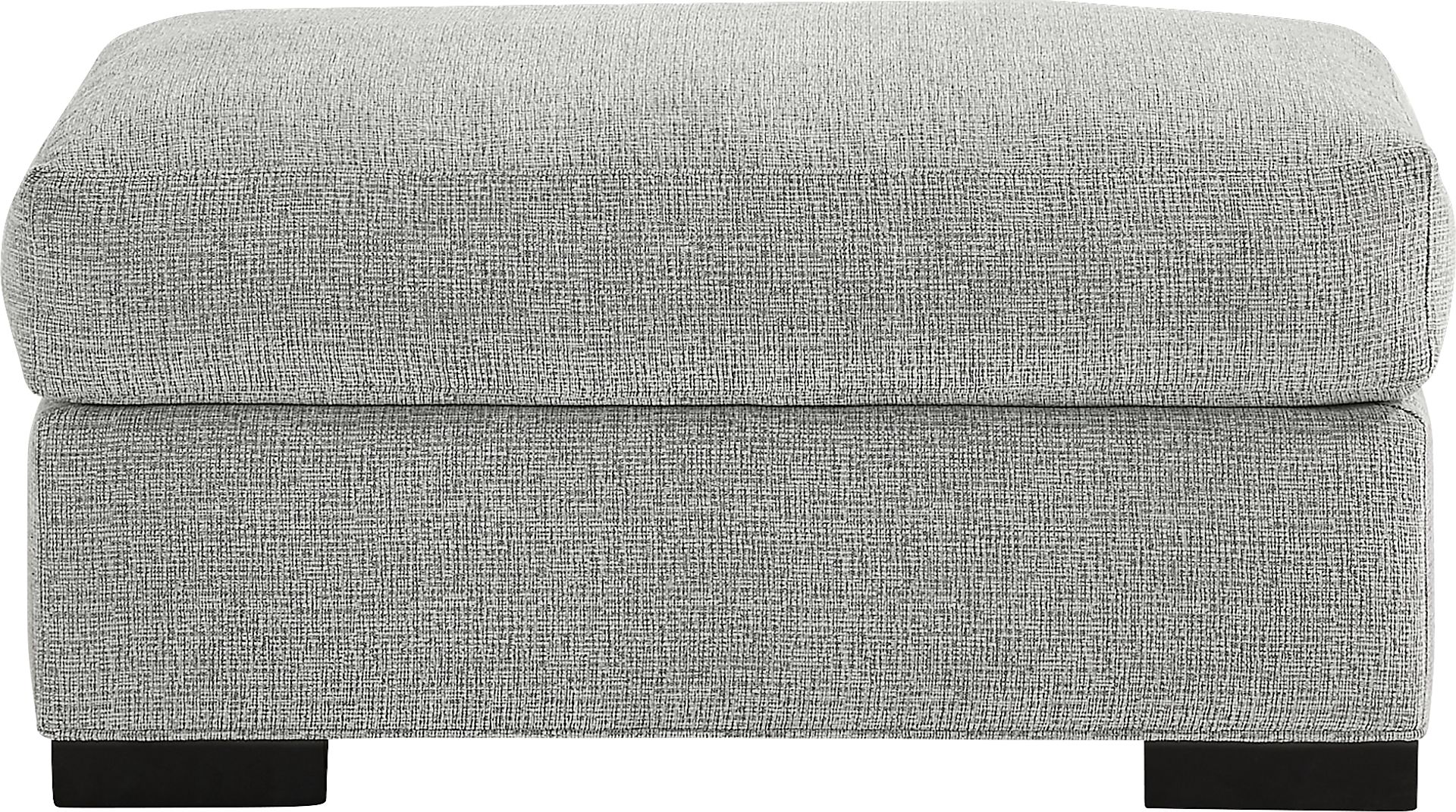 Bedford Park Gray Ottoman - Image 2